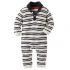 Hooded cable-knit coveralls