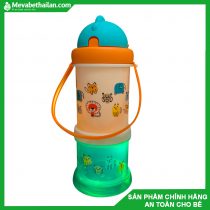 Bình nước ống hút kèm hộp đựng đồ ăn dặm Ami Thái Lan am55418