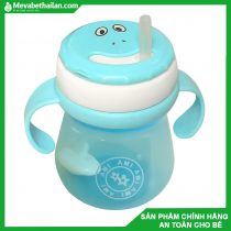 Bình tập uống cho bé Ami Thái Lan 250ml ( ống hút silicone có đáy nặng ) AM55411
