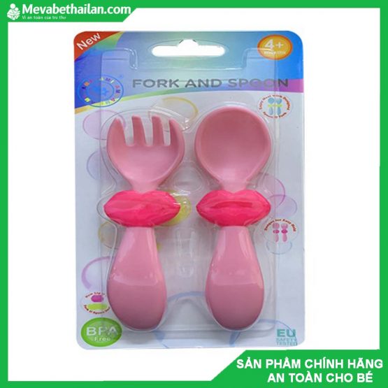 Bộ thìa dĩa cho bé Ami Thái Lan AM55205 Bộ thìa dĩa cho bé Ami Thái Lan AM55205